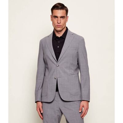 Boss BLACK Wełniana marynarka P-Hanry-WG-253 Slim Fit szary 56 Boss BLACK Wełniana marynarka P-Hanry-WG-253 Slim Fit szary 56