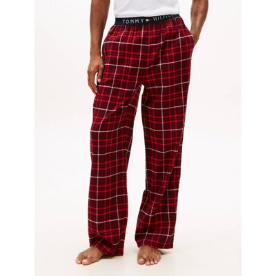 Tommy Hilfiger Spodnie od piżamy Relaxed fit czerwony XL Tommy Hilfiger Spodnie od piżamy Relaxed fit czerwony XL
