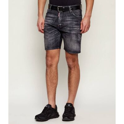 Dsquared2 Jeansowe szorty MARINE Regular Fit czarny 54 Dsquared2 Jeansowe szorty MARINE Regular Fit czarny 54