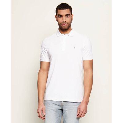 AllSaints Polo REFORM Slim Fit biały XL AllSaints Polo REFORM Slim Fit biały XL