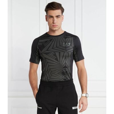 EA7 T-shirt Slim Fit czarny XXXL EA7 T-shirt Slim Fit czarny XXXL