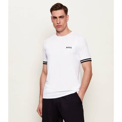 Boss GREEN T-shirt TS_TOC Serve 2 Slim Fit biały L Boss GREEN T-shirt TS_TOC Serve 2 Slim Fit biały L