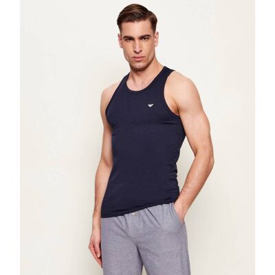 Giorgio Armani Emporio Armani Tank top Slim Fit granatowy XL Giorgio Armani Emporio Armani Tank top Slim Fit granatowy XL