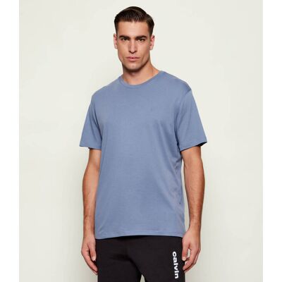 Calvin Klein T-shirt Regular Fit pima niebieski S Calvin Klein T-shirt Regular Fit pima niebieski S