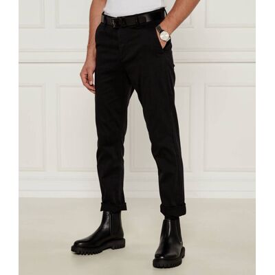 Boss ORANGE Spodnie chino Tapered fit czarny 31/32 Boss ORANGE Spodnie chino Tapered fit czarny 31/32
