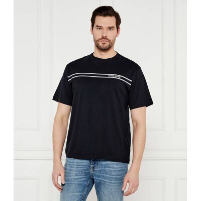 Guess Jeans T-shirt Regular Fit czarny XXL Guess Jeans T-shirt Regular Fit czarny XXL