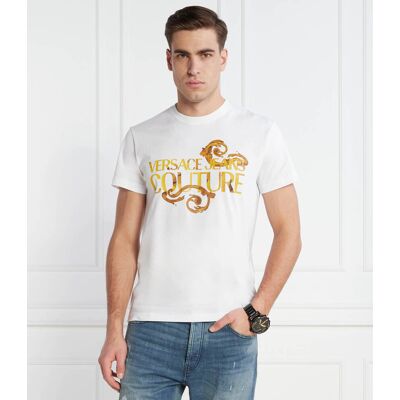 Versace Jeans Couture T-shirt Slim Fit biały XL Versace Jeans Couture T-shirt Slim Fit biały XL
