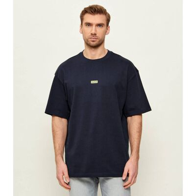 Hugo Blue T-shirt Nalono Relaxed fit granatowy L Hugo Blue T-shirt Nalono Relaxed fit granatowy L