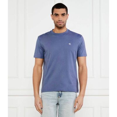 Calvin Klein Jeans T-shirt SERIF Regular Fit niebieski L Calvin Klein Jeans T-shirt SERIF Regular Fit niebieski L