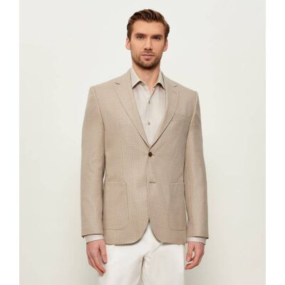 Boss BLACK Wełniana marynarka H-Janson-FL-261 Regular Fit beżowy 54 Boss BLACK Wełniana marynarka H-Janson-FL-261 Regular Fit beżowy 54