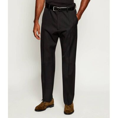 Dsquared2 Wełniane spodnie Relaxed fit czarny 48 Dsquared2 Wełniane spodnie Relaxed fit czarny 48