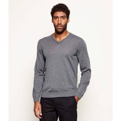Boss BLACK Wełniany sweter Melba-P Slim Fit szary S Boss BLACK Wełniany sweter Melba-P Slim Fit szary S