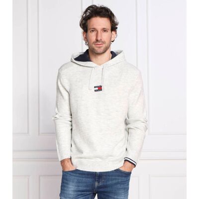 Tommy Jeans Bluza BADGE Relaxed fit szary XL Tommy Jeans Bluza BADGE Relaxed fit szary XL