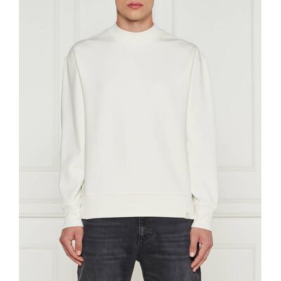 Calvin Klein Jeans Bluza Regular Fit ecru M Calvin Klein Jeans Bluza Regular Fit ecru M