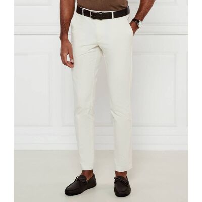 Boss BLACK Spodnie chino Kaito1 Slim Fit ecru 58 Boss BLACK Spodnie chino Kaito1 Slim Fit ecru 58