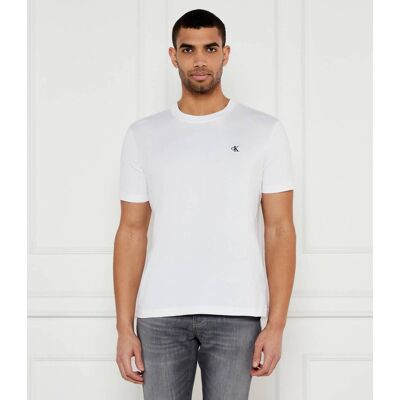 Calvin Klein Jeans T-shirt SERIF Regular Fit biały XXL Calvin Klein Jeans T-shirt SERIF Regular Fit biały XXL