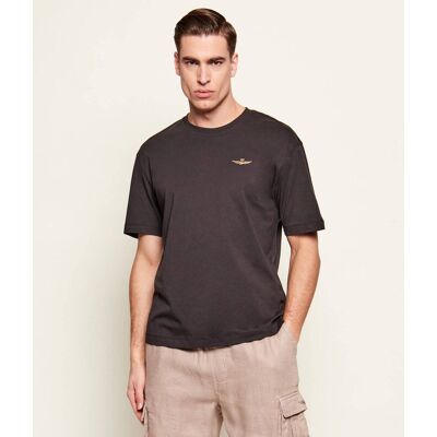 Aeronautica Militare T-shirt Comfort fit czarny L Aeronautica Militare T-shirt Comfort fit czarny L