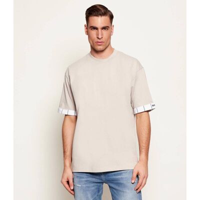 Boss ORANGE T-shirt Te_exis Relaxed fit beżowy XL Boss ORANGE T-shirt Te_exis Relaxed fit beżowy XL