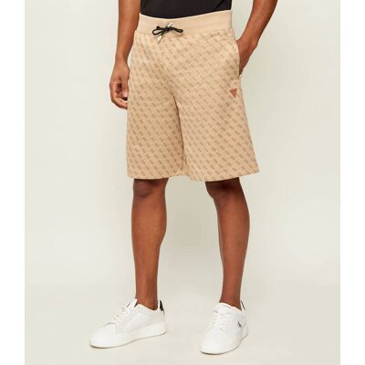 Guess ACTIVE Szorty NEW KORBIN Regular Fit beżowy S Guess ACTIVE Szorty NEW KORBIN Regular Fit beżowy S