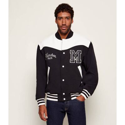 MCM Kurtka bomber München Varsity Loose fit czarny M MCM Kurtka bomber München Varsity Loose fit czarny M