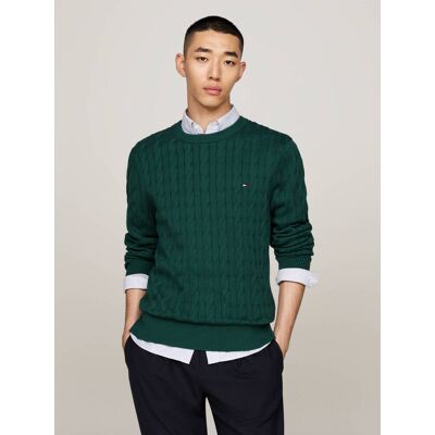 Tommy Hilfiger Sweter TH x F.C. Liverpool Regular Fit butelkowa zieleń XL Tommy Hilfiger Sweter TH x F.C. Liverpool Regular Fit butelkowa zieleń XL