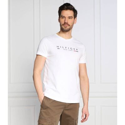 Tommy Hilfiger T-shirt HILFIGER NEW YORK Slim Fit biały XL Tommy Hilfiger T-shirt HILFIGER NEW YORK Slim Fit biały XL