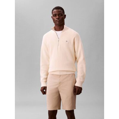 Calvin Klein Jeans Szorty chino Straight fit beżowy 33 Calvin Klein Jeans Szorty chino Straight fit beżowy 33