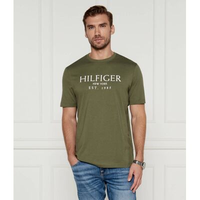 Tommy Hilfiger T-shirt Regular Fit oliwkowy S Tommy Hilfiger T-shirt Regular Fit oliwkowy S