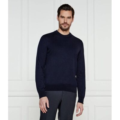 Boss BLACK Sweter Ebello-P Regular Fit granatowy XXXL Boss BLACK Sweter Ebello-P Regular Fit granatowy XXXL