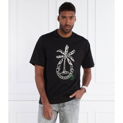Dolce & Gabbana T-shirt Regular Fit czarny 48 Dolce & Gabbana T-shirt Regular Fit czarny 48