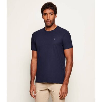 Calvin Klein T-shirt Slim Fit granatowy S Calvin Klein T-shirt Slim Fit granatowy S