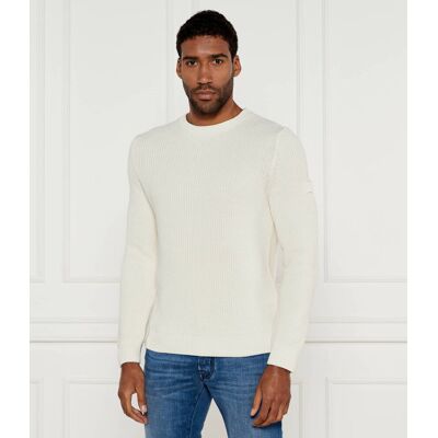 Joop! Jeans Sweter 15 JJK-13Haro Modern fit ecru XXL Joop! Jeans Sweter 15 JJK-13Haro Modern fit ecru XXL