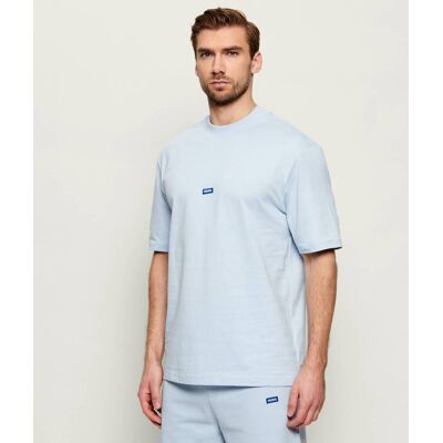 Hugo Blue T-shirt Nieros Regular Fit błękitny L Hugo Blue T-shirt Nieros Regular Fit błękitny L