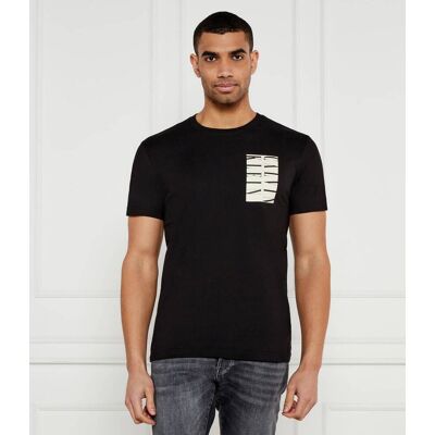 Calvin Klein Jeans T-shirt Serif Box Graphic Regular Fit czarny L Calvin Klein Jeans T-shirt Serif Box Graphic Regular Fit czarny L