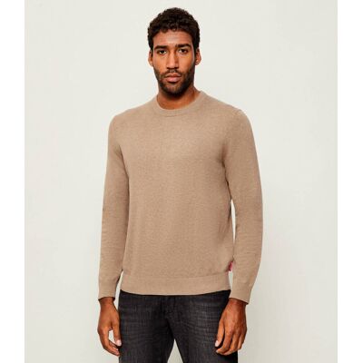 Joop! Jeans Sweter Pablor Regular Fit beżowy XL Joop! Jeans Sweter Pablor Regular Fit beżowy XL