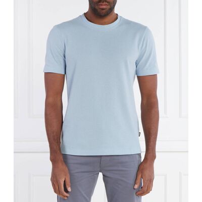 Boss BLACK T-shirt Tiburt 240 Regular Fit błękitny XXXL Boss BLACK T-shirt Tiburt 240 Regular Fit błękitny XXXL