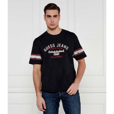 Guess Jeans T-shirt VINTAGE Oversize fit czarny L Guess Jeans T-shirt VINTAGE Oversize fit czarny L