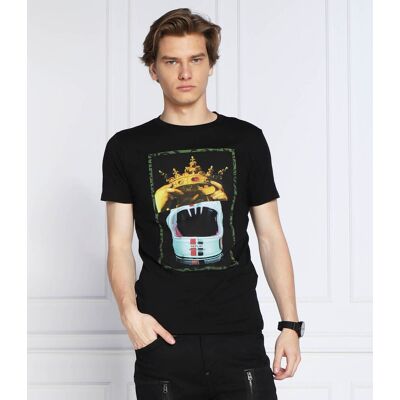 Replay T-shirt Regular Fit czarny XXL Replay T-shirt Regular Fit czarny XXL