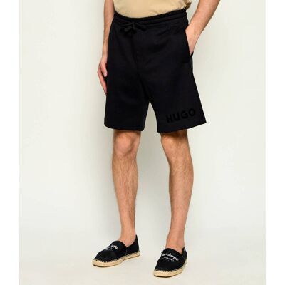 HUGO Szorty Dinkoe Regular Fit czarny S HUGO Szorty Dinkoe Regular Fit czarny S