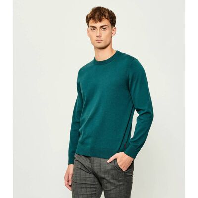 Joop! Jeans Sweter Pablor Regular Fit turkusowy S Joop! Jeans Sweter Pablor Regular Fit turkusowy S