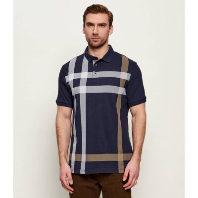 Barbour Polo Blaine Slim Fit granatowy XL Barbour Polo Blaine Slim Fit granatowy XL