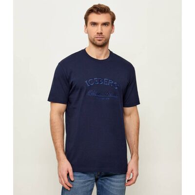 Iceberg T-shirt Regular Fit granatowy XXL Iceberg T-shirt Regular Fit granatowy XXL
