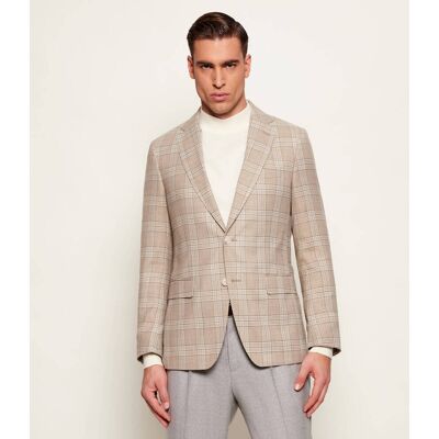 Boss BLACK Marynarka H-Hutson-251 Slim Fit z dodatkiem wełny beżowy 56 Boss BLACK Marynarka H-Hutson-251 Slim Fit z dodatkiem wełny beżowy 56