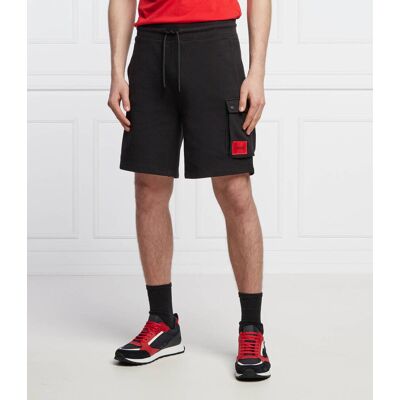 HUGO Szorty Dizzi222 Regular Fit czarny M HUGO Szorty Dizzi222 Regular Fit czarny M