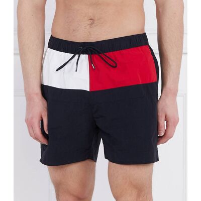 Tommy Hilfiger Szorty kąpielowe Regular Fit czarny XL Tommy Hilfiger Szorty kąpielowe Regular Fit czarny XL