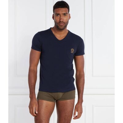 Versace T-shirt Regular Fit stretch granatowy XXXL Versace T-shirt Regular Fit stretch granatowy XXXL
