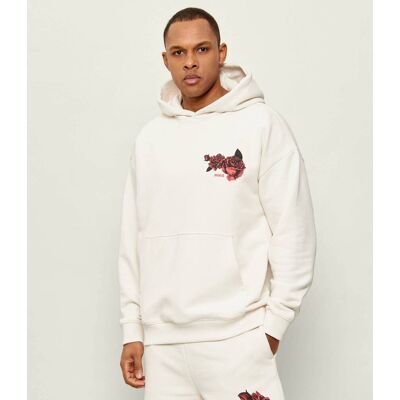 HUGO Bluza Dagethood Relaxed fit biały XL HUGO Bluza Dagethood Relaxed fit biały XL