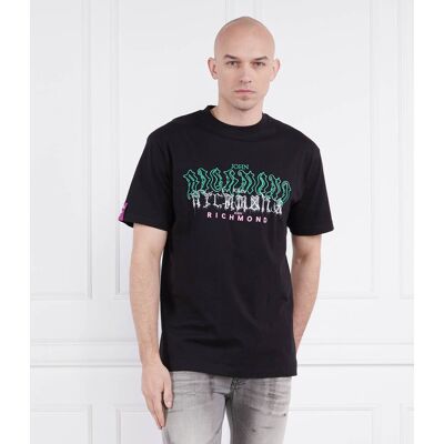 John Richmond T-shirt Regular Fit czarny XL John Richmond T-shirt Regular Fit czarny XL