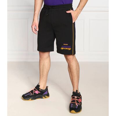 ORANGE Szorty BOSS X NBA Slam_2 Regular Fit czarny M ORANGE Szorty BOSS X NBA Slam_2 Regular Fit czarny M