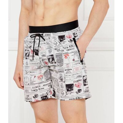Iceberg Szorty kąpielowe Regular Fit biały XL Iceberg Szorty kąpielowe Regular Fit biały XL
